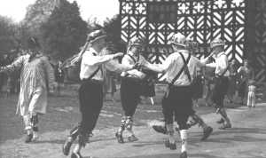 MM at Little Moreton Hall, 1954